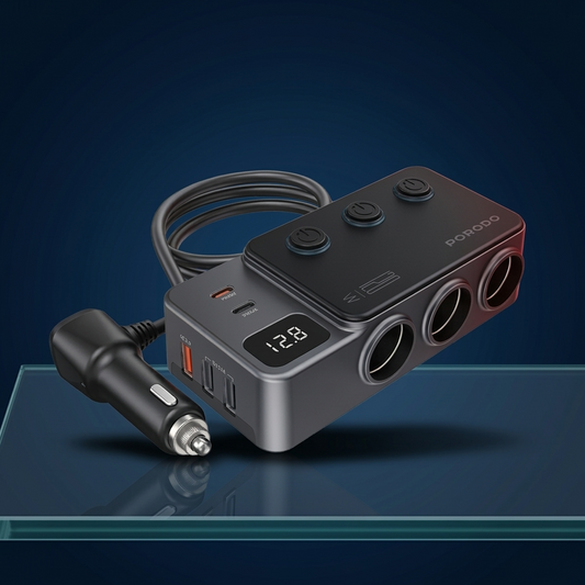 Porodo chargeur HUB voiture